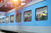 Railway customer week - officials interact with passengers
